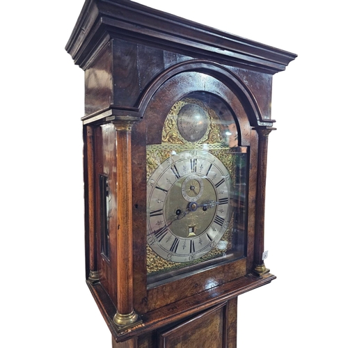 479 - Stunning 1830s long case clock 8 day movement by Hawkins st Edmunds Bury