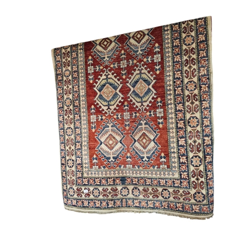 710 - Stunning antique  Caucasian Bordjalou Kazak rug 185 x 128cm