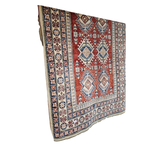 710 - Stunning antique  Caucasian Bordjalou Kazak rug 185 x 128cm