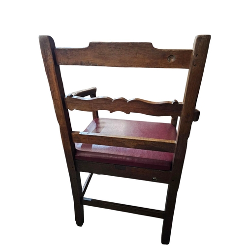 725 - Early 20th century fire side chair