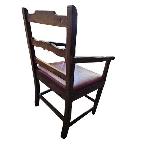 725 - Early 20th century fire side chair