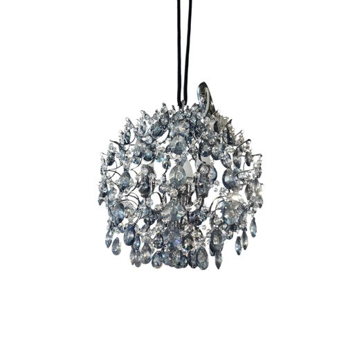 766 - Beautiful glass crystal ball shaped chandelier