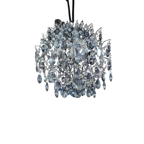 767 - Beautiful glass crystal ball shaped chandelier