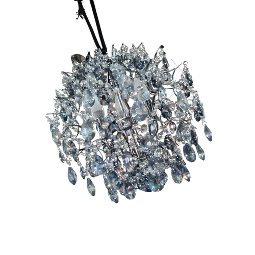 767 - Beautiful glass crystal ball shaped chandelier