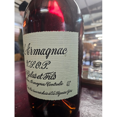 784 - Large Vieil ARMAGNAC V.S.O.P  B. Gelas etc Fils 2.5lt unopened