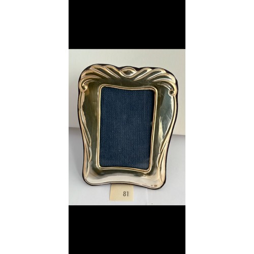 623 - Beautiful 925 sterling silver Art Nouveau style picture frame