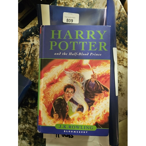 809 - First edition hardback Harry Potter and the Half Blood Prince, rare misprint version. Eleven O.W.L.s... 