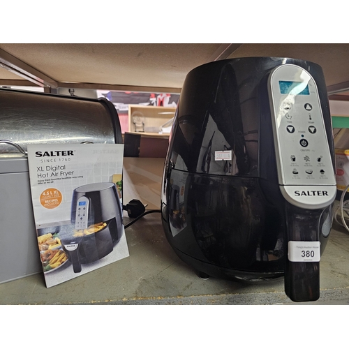 380 - SALTER XL DIGITAL HOT AIR FRYER