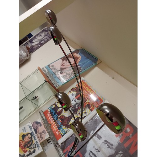 679 - Metal and Marble Floor Lamp from Cottex, Sweden, 1970s. 140cm wide by 200cm high.