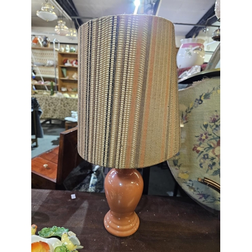 30 - Retro orange and brown lamp