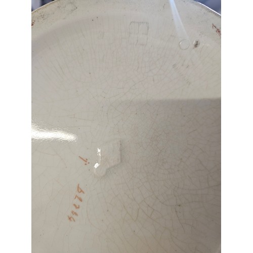 12 - Minton style? Large ceramic planter with handles