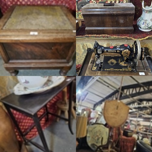 8A - JOB LOT 8, 9, 26, 29;  Antique commode, cabinet / pot cupboard. Victorian. Vintage Jones Family CS h... 