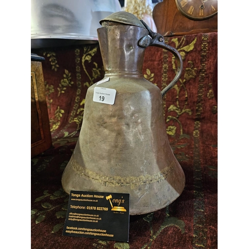 19 - Middle Eastern large Copper Water jug