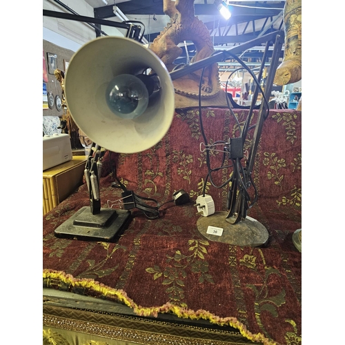 36 - Vintage Angle poise metal lamp