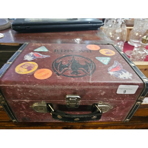 9 - Facundo Bacardi vintage-style ice box/case