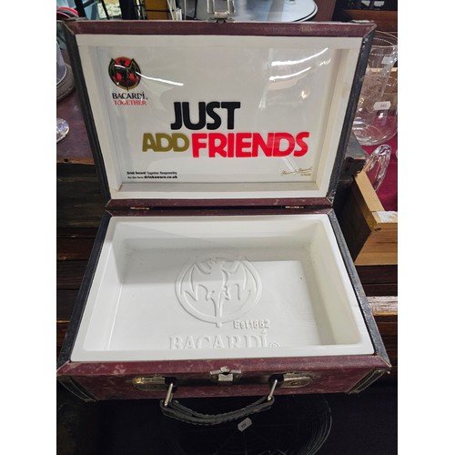9 - Facundo Bacardi vintage-style ice box/case