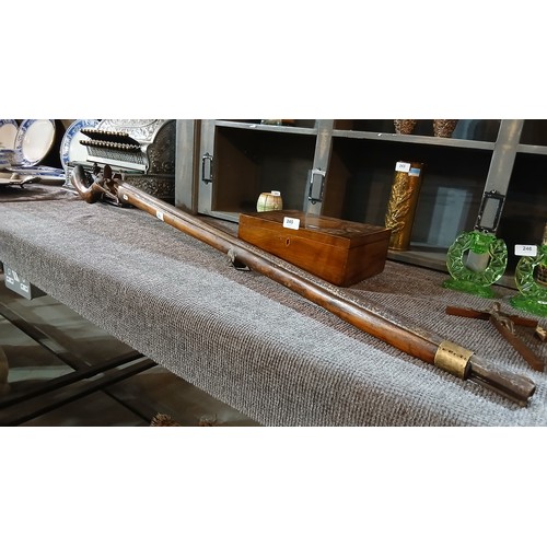 Afghan Black powder Jelail musket with ram Rod 160CM LONG