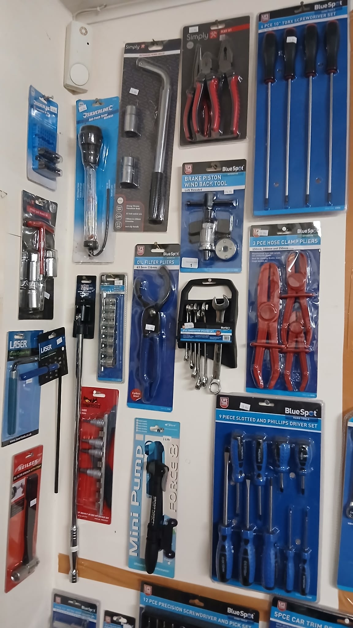 Large job lot various automotive hand tools, Blue Spot Tools ...