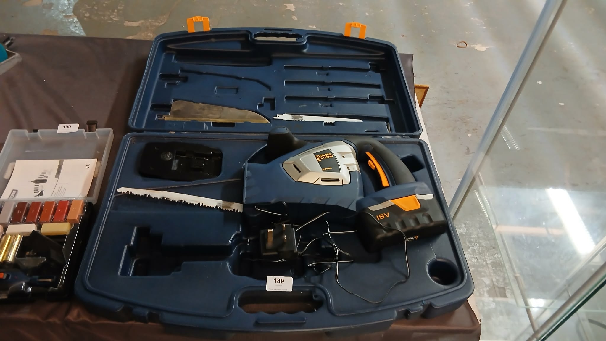 Performance Power Pro 18V Cordless Multi-Saw kit, which includes the ...