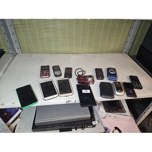 collection of mobile phones