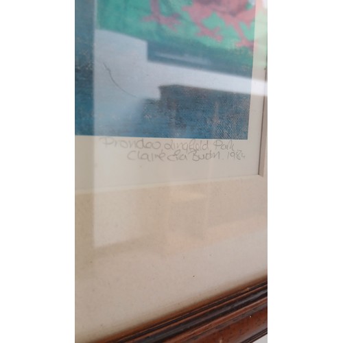 25 - Framed limited edition print titled 