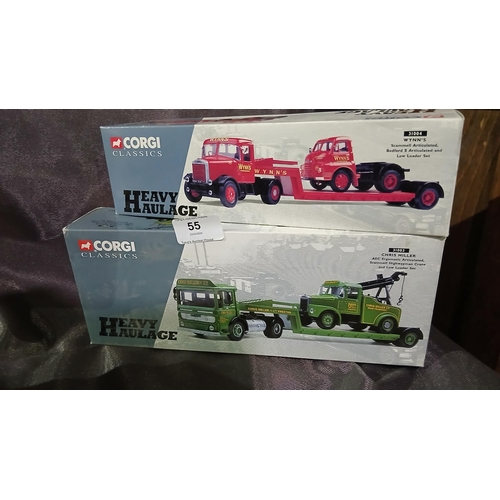 55 - two Corgi Classics 1/50 scale diecast models from the 