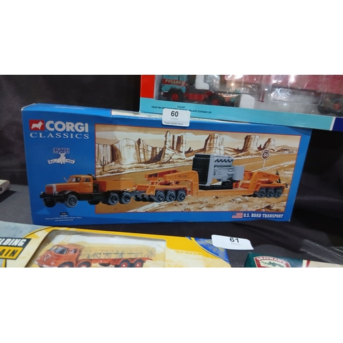 60 - Corgi Classics 55301 Allied Diamond T980 & 24 Wheel Girder Trailer with Generator Load.