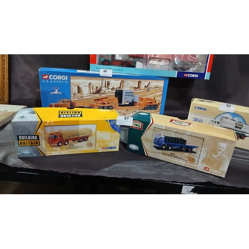 61 - two limited edition 1:50 scale diecast model trucks from the Corgi Classics range.