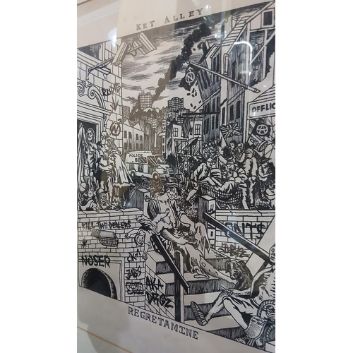 70 - collectible framed art print titled 