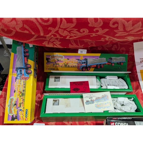 95 - Corgi Classics 27602 Atkinson 8 Wheel Rigid Truck & Trailer diecast model set from the 