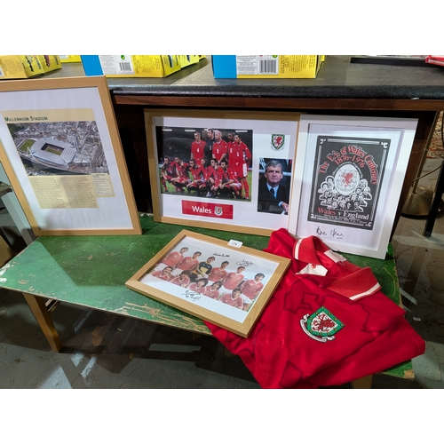vintage red jersey is a 1992-1994 Wales Umbro home football shirt ...