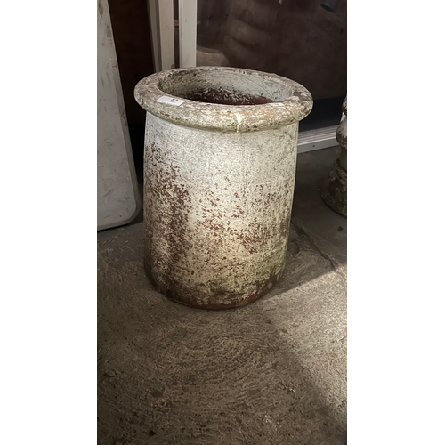 51 - Reclaimed antique terracotta chimney pot, 40 cm height