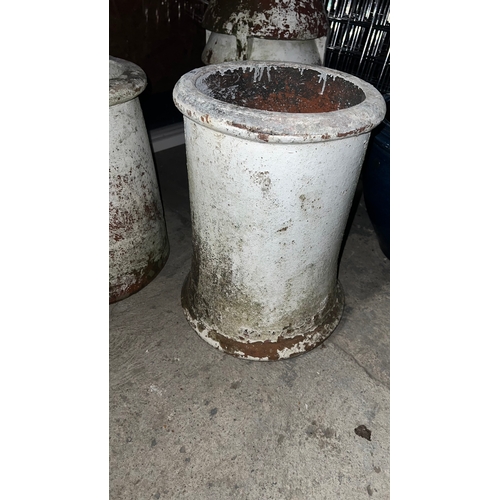 52 - Antique terracotta chimney pot, 40 cm