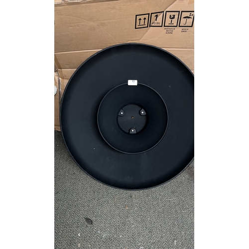 61 - New in box Redfire cast iron fire pit/bowl in black