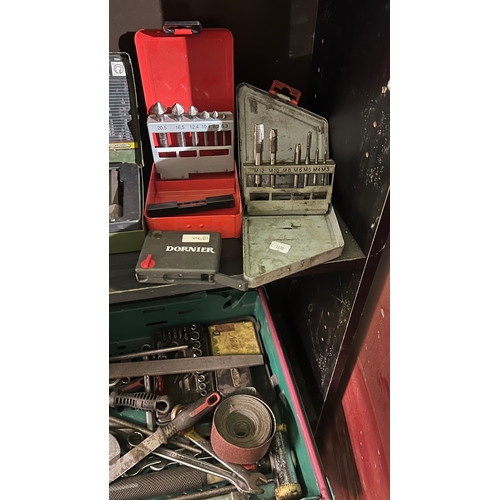 77 - Proxxon 29-piece Specialty TX socket and TX socket bit set. And various drill bits and attachments