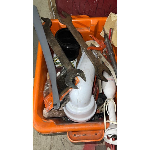 80 - Outdoor shop sign and miscellaneous tools etc
