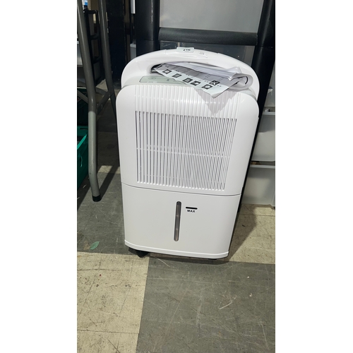 216 - Blyss 12-litre dehumidifier