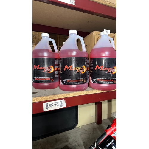 227 - Three bottles Magnum Fuels Superior Model Engine Fuel.
