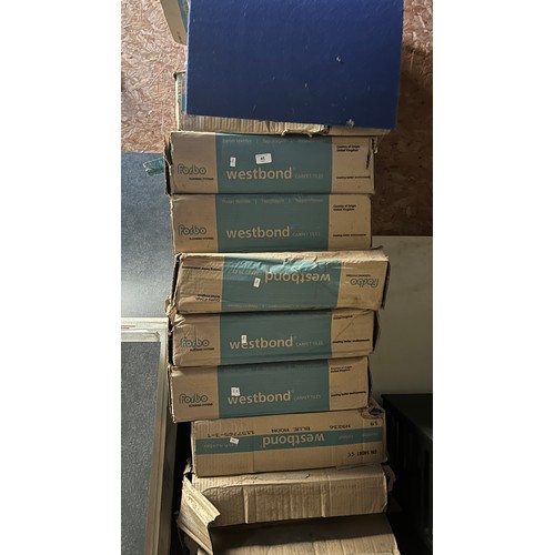 45 - Large amount of boxed Forbo Carpet tiles