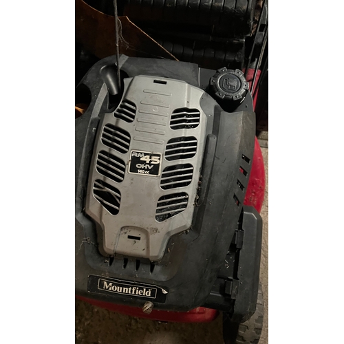 4B - Petrol lawnmower Mountfield serviced last year hasn’t been used since. Has mulching attachment