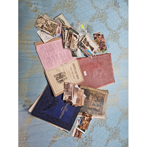 234P - Large collection of ephemera vintage post cards