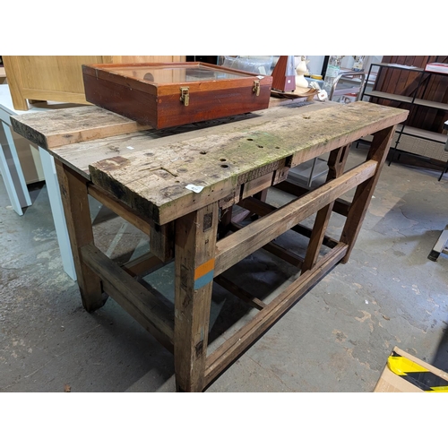 428L - Vintage Carpenters Workbench