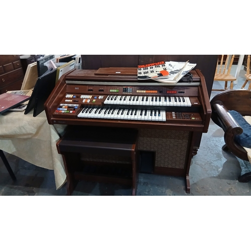 490 - vintage Technics electric organ,