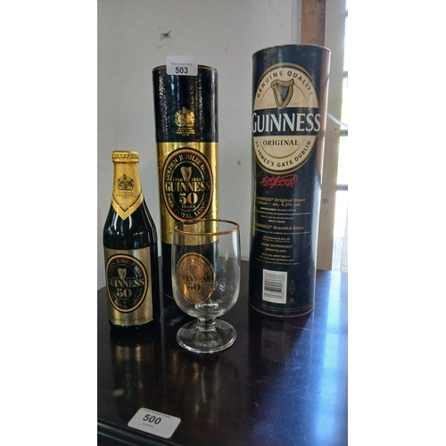 503 - Collection includes commemorative Guinness bottling released in 1986 to celebrate the 50th anniversa... 