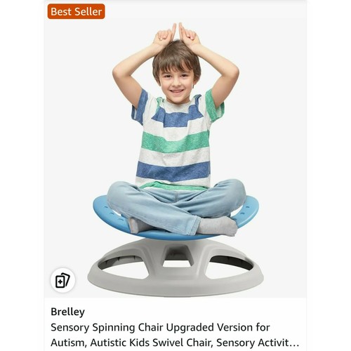60J - BRAND NEW IN BOX sensory spinning chair, model TX-01, frequently used as therapy seats for children ... 