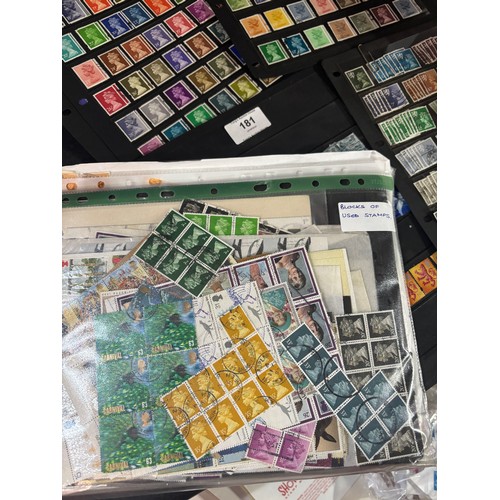 181 - Large Collection of British Postage Stamps
An extensive collection of British postage stamps, compri... 