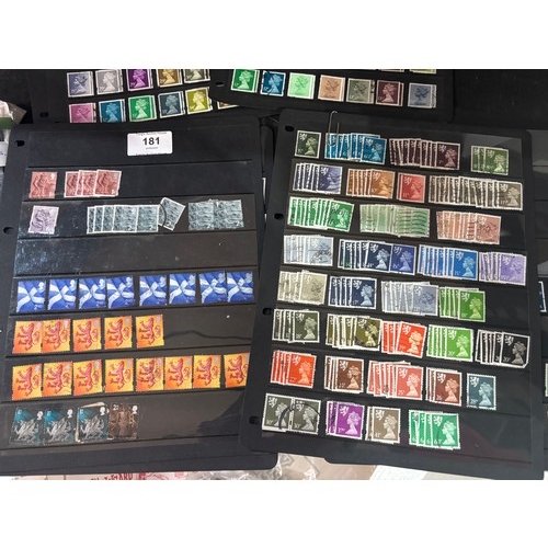 181 - Large Collection of British Postage Stamps
An extensive collection of British postage stamps, compri... 