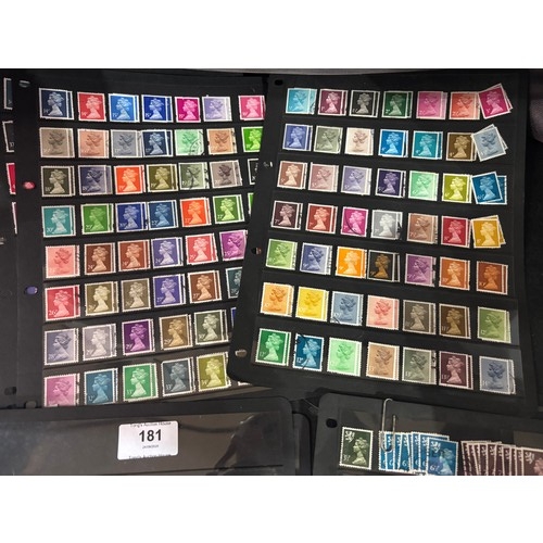 181 - Large Collection of British Postage Stamps
An extensive collection of British postage stamps, compri... 