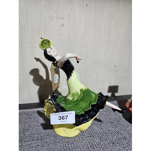 367 - Limited edition Lorna Bailey rare flamenco dancer 