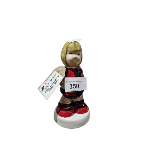 350 - Lorna Bailey Artware – rare limited edition “Izzy Bailey” ceramic figure, depicting Lorna Bailey’s d... 